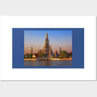 Wat Arun, (Temple of the Dawn), Bangkok, Thailand Posters and Art